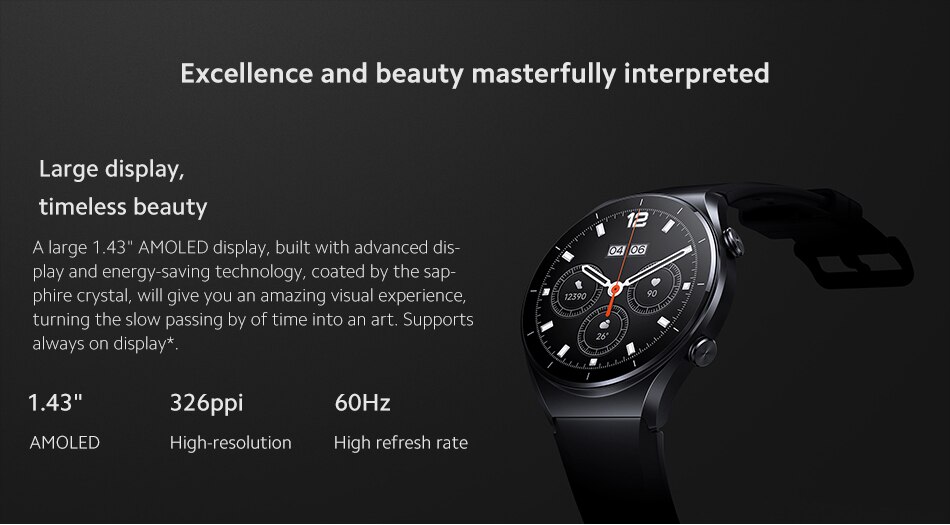 Xiaomi Watch S1 - Black | null