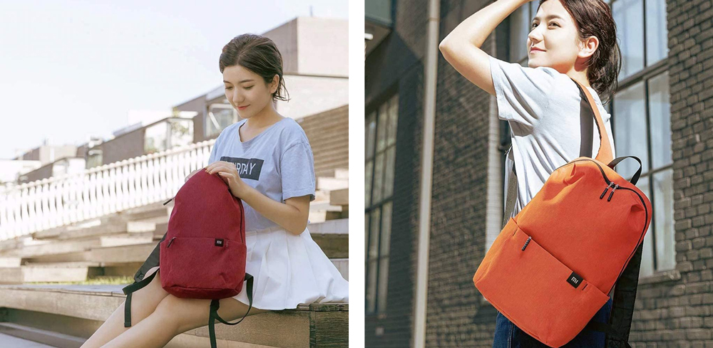 Mi Casual Daypack Bag Orange Xiaomi Store Egypt